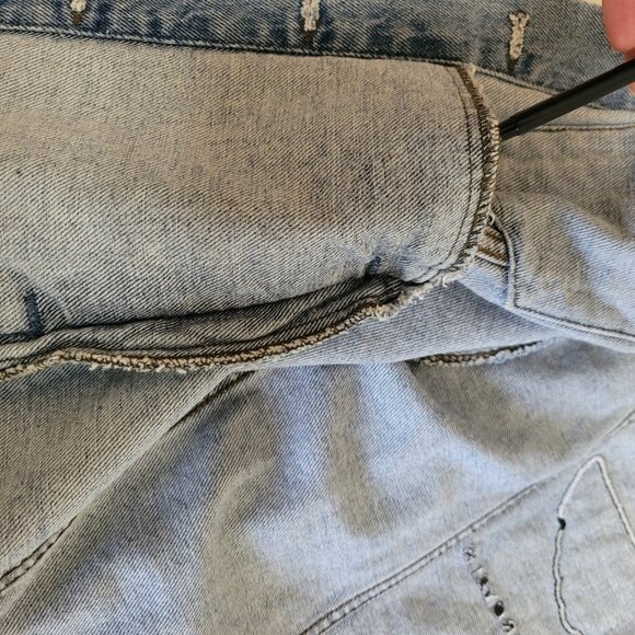 Vintage Harley Davidson Denim Jacket Womens L 100th Year Anniversary 1903-2003 - Picture 7 of 7